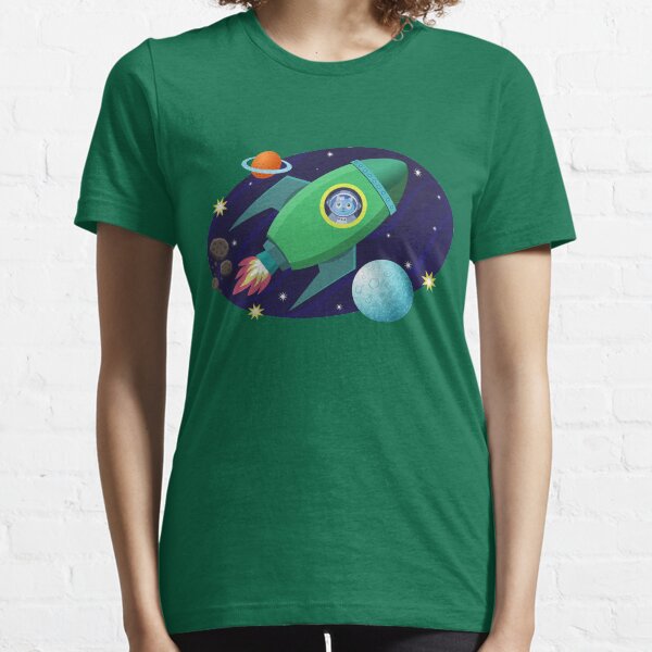 space cat rocket Essential T-Shirt