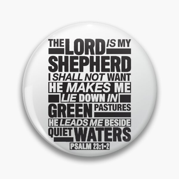 Item preview, Psalm 23:1-2 The Lord Is My Shepherd designed and sold by plushism.