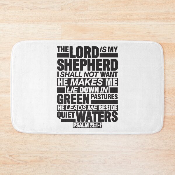 Item preview, Psalm 23:1-2 The Lord Is My Shepherd designed and sold by plushism.