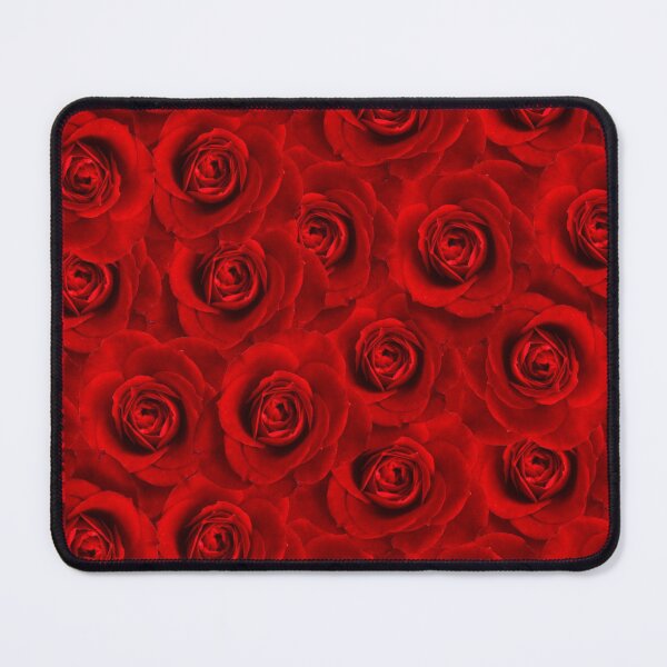 Item preview, Love Cute Bed of Red Roses Pattern designed and sold by PinkPandaDesign.