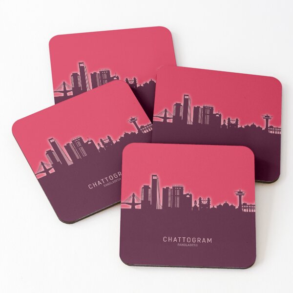 Item preview, Chattogram Bangladesh Skyline designed and sold by ArtPrints.