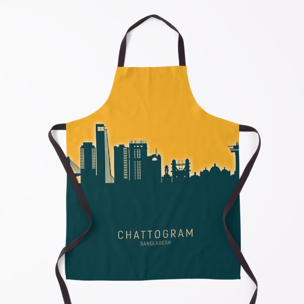 Item preview, Chattogram Bangladesh Skyline designed and sold by ArtPrints.