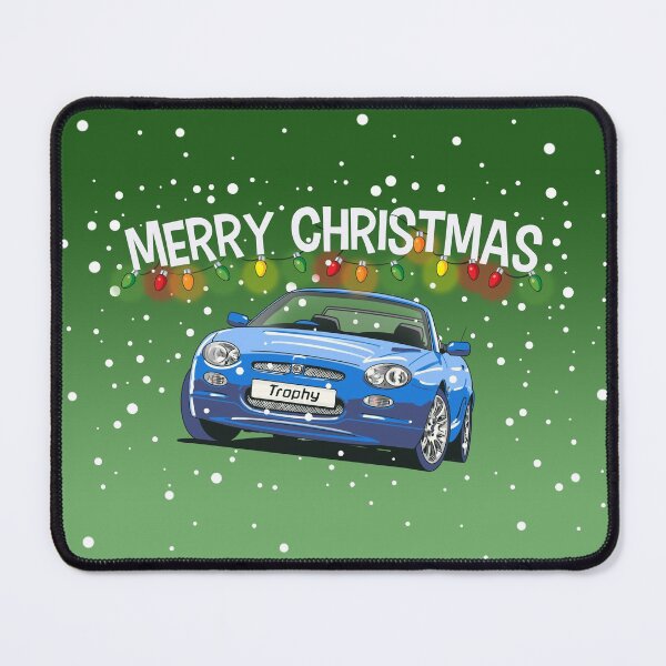 Item preview, Blue MGF Trophy Car Christmas Card designed and sold by Webazoot Industries - Car Art.
