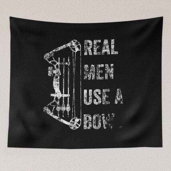 Item preview, Real man use a bow - Bow Deer Hunting Archery Gifts  designed and sold by QUEEN-WIVER.