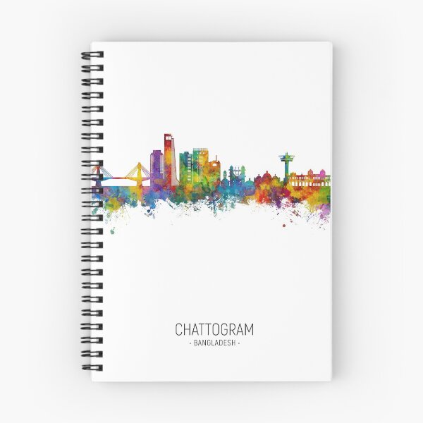 Item preview, Chattogram Bangladesh Skyline designed and sold by ArtPrints.