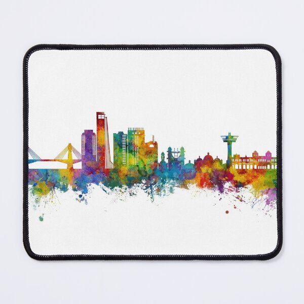 Item preview, Chattogram Bangladesh Skyline designed and sold by ArtPrints.
