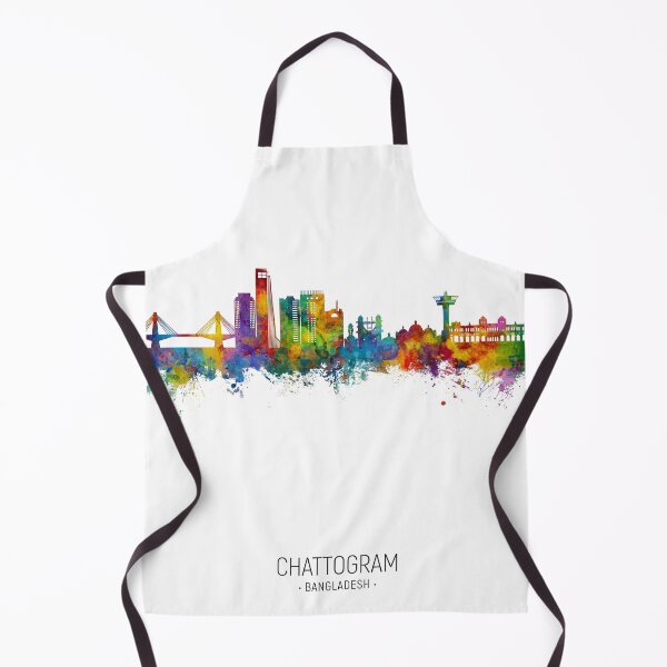 Item preview, Chattogram Bangladesh Skyline designed and sold by ArtPrints.