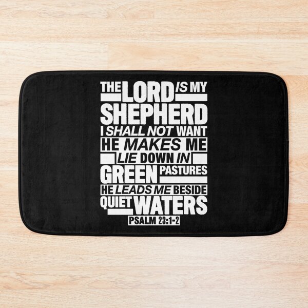Item preview, Psalm 23:1-2 The Lord Is My Shepherd designed and sold by plushism.