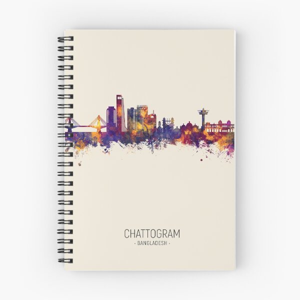 Item preview, Chattogram Bangladesh Skyline designed and sold by ArtPrints.