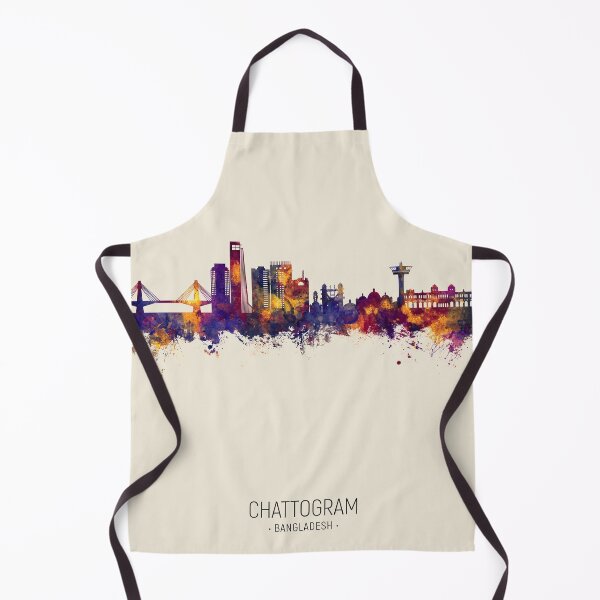 Item preview, Chattogram Bangladesh Skyline designed and sold by ArtPrints.