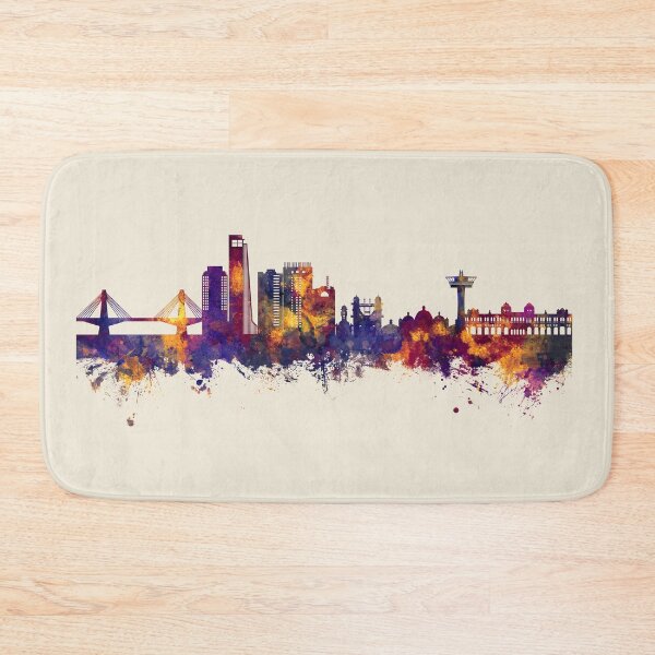 Item preview, Chattogram Bangladesh Skyline designed and sold by ArtPrints.