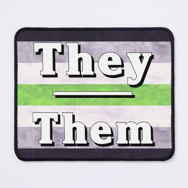 Item preview, They-Them Pronouns: Agender designed and sold by TigerTorreArt.