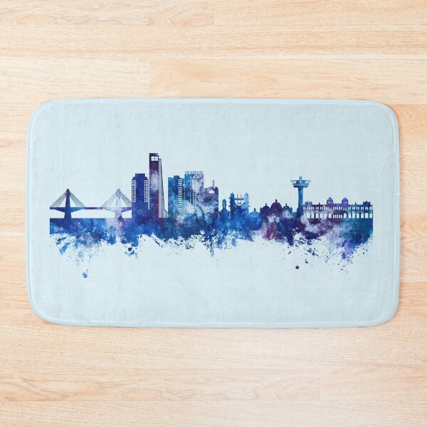 Item preview, Chattogram Bangladesh Skyline designed and sold by ArtPrints.