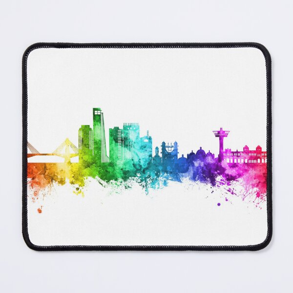 Item preview, Chattogram Bangladesh Skyline designed and sold by ArtPrints.