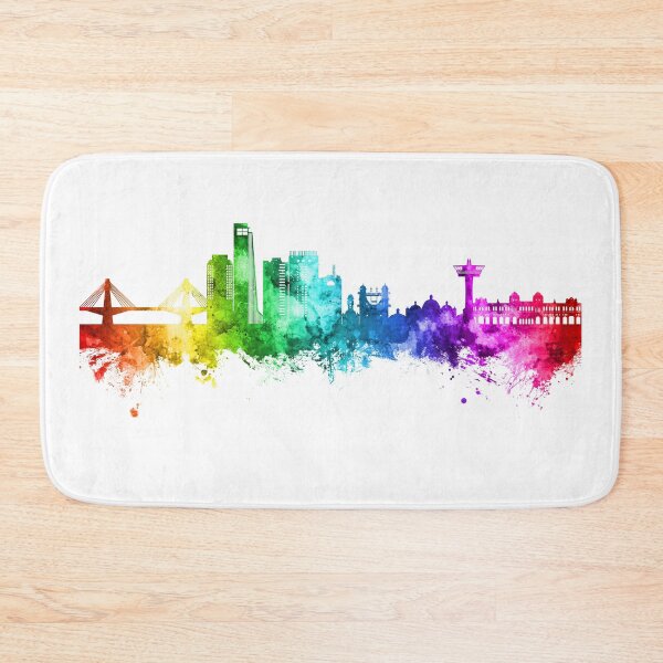 Item preview, Chattogram Bangladesh Skyline designed and sold by ArtPrints.