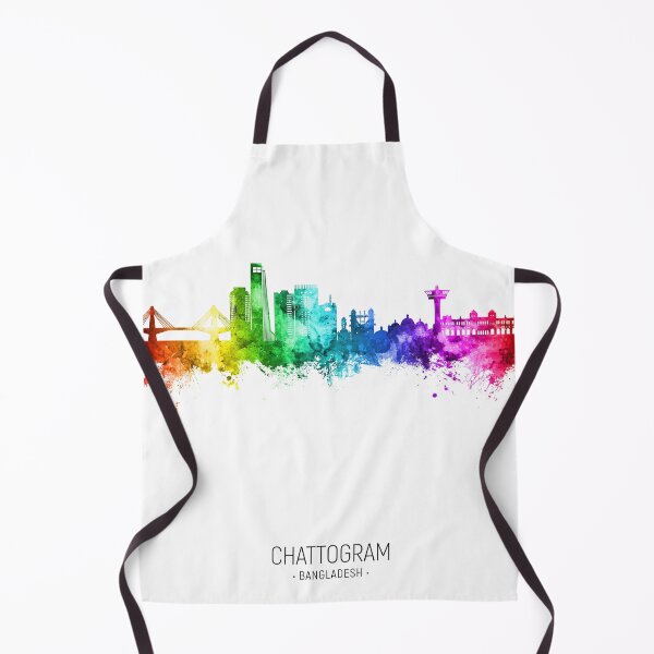 Item preview, Chattogram Bangladesh Skyline designed and sold by ArtPrints.