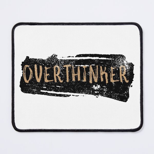 Item preview, Overthinker Vintage Gold Brush Art designed and sold by Creatively Torn.