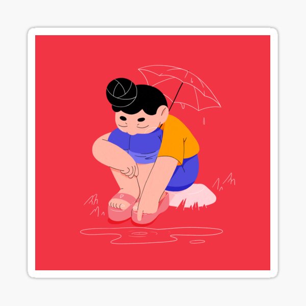 Persona # 4 Sticker