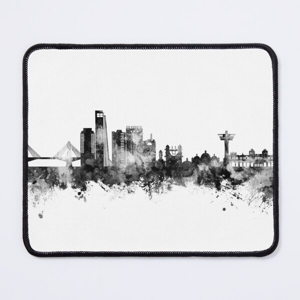 Item preview, Chattogram Bangladesh Skyline designed and sold by ArtPrints.