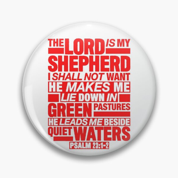 Item preview, Psalm 23:1-2 The Lord Is My Shepherd designed and sold by plushism.