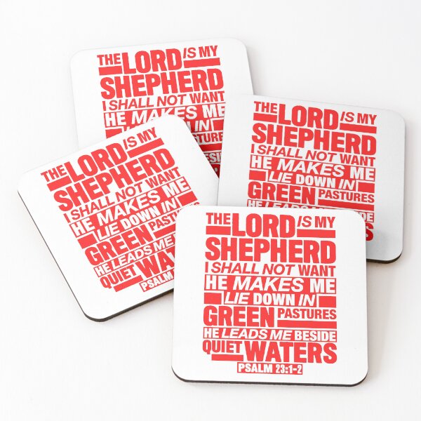Item preview, Psalm 23:1-2 The Lord Is My Shepherd designed and sold by plushism.