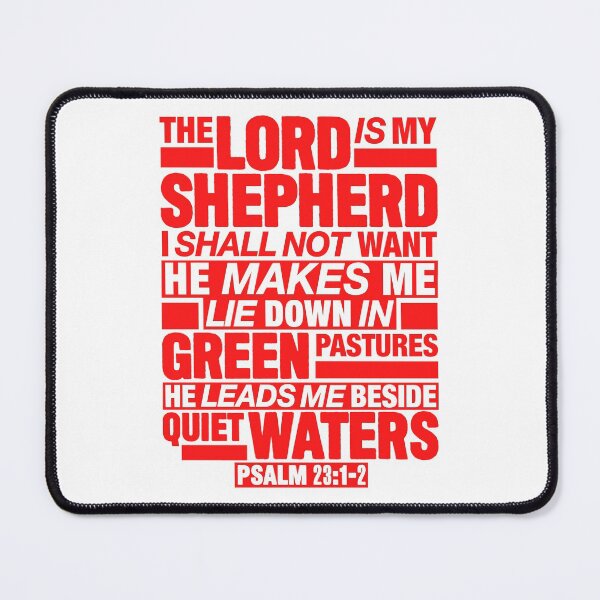 Item preview, Psalm 23:1-2 The Lord Is My Shepherd designed and sold by plushism.