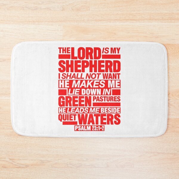 Item preview, Psalm 23:1-2 The Lord Is My Shepherd designed and sold by plushism.