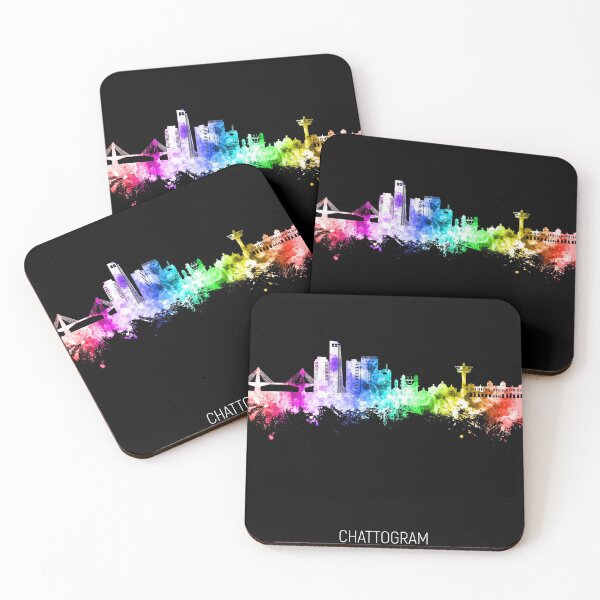 Item preview, Chattogram Bangladesh Skyline designed and sold by ArtPrints.