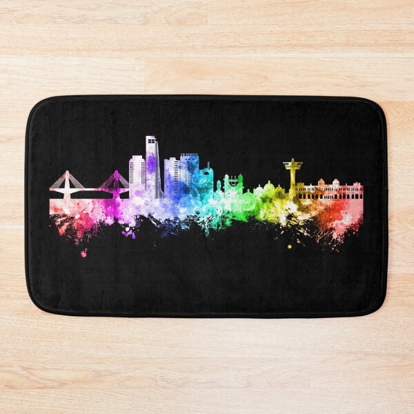 Item preview, Chattogram Bangladesh Skyline designed and sold by ArtPrints.