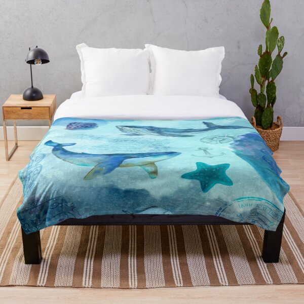 Item preview, Blue Ocean Watercolor Design designed and sold by artsytext.