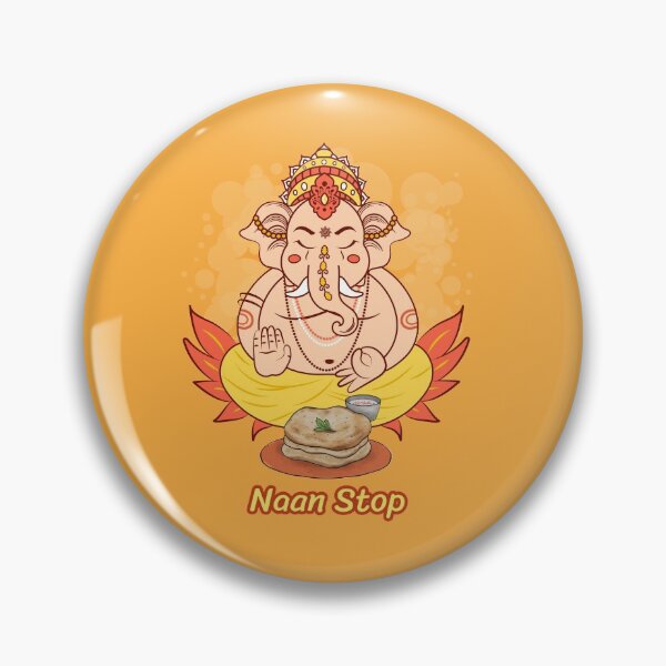Item preview, Naan Stop. Funny Naan Bread Ganesh Elephant Indian Food Lover designed and sold by Rebel-Design.