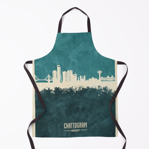 Item preview, Chattogram Bangladesh Skyline designed and sold by ArtPrints.