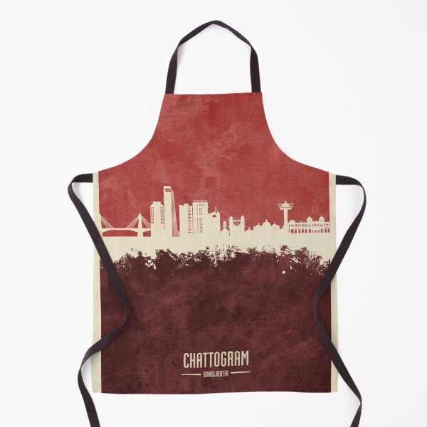 Item preview, Chattogram Bangladesh Skyline designed and sold by ArtPrints.
