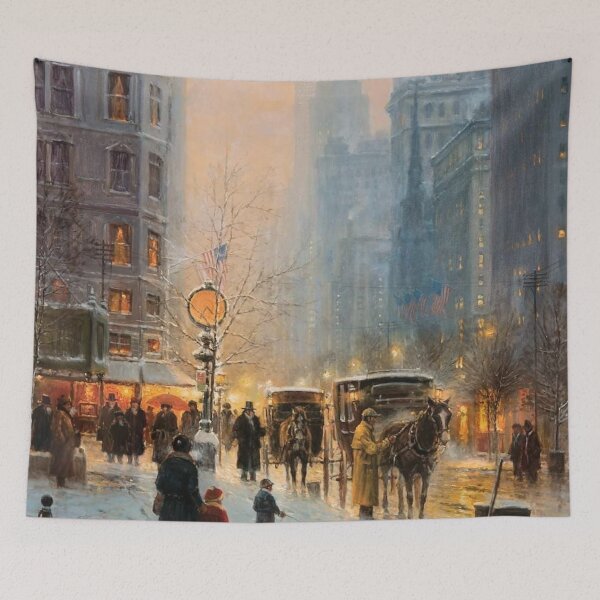 Item preview, Evening on the Avenue designed and sold by Sofia-Draws.