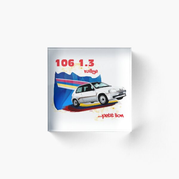 106 1.3 rallye... petit lion Acrylic Block