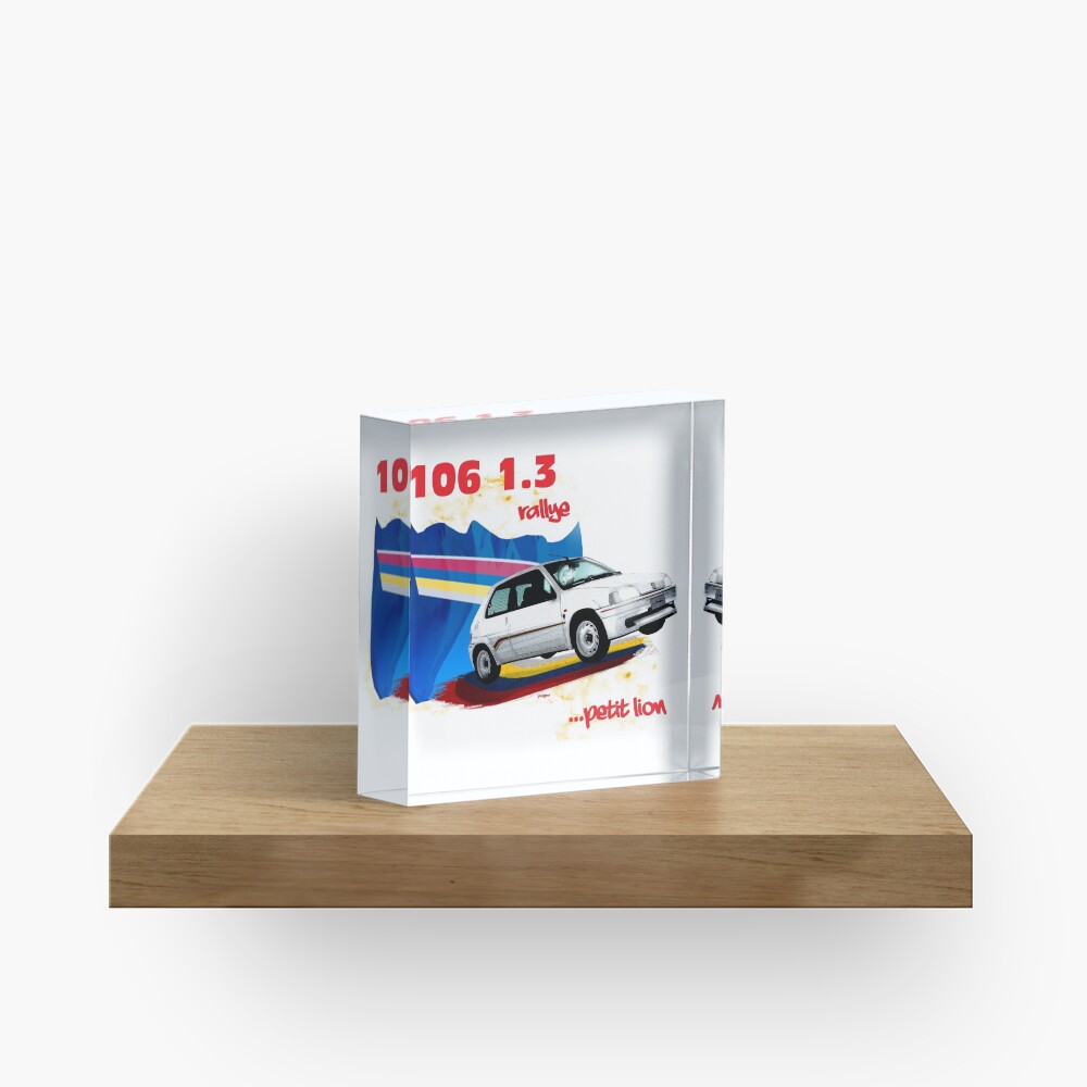 106 1.3 rallye... petit lion Acrylic Block