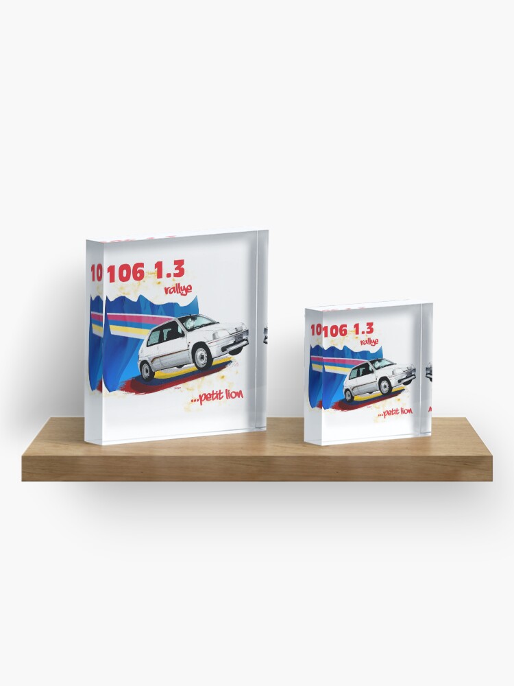 Alternate view of 106 1.3 rallye... petit lion Acrylic Block