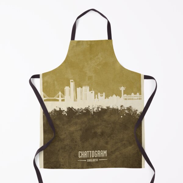 Item preview, Chattogram Bangladesh Skyline designed and sold by ArtPrints.
