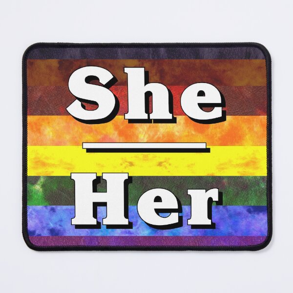 Item preview, She-Her Pronouns: Inclusive designed and sold by TigerTorreArt.