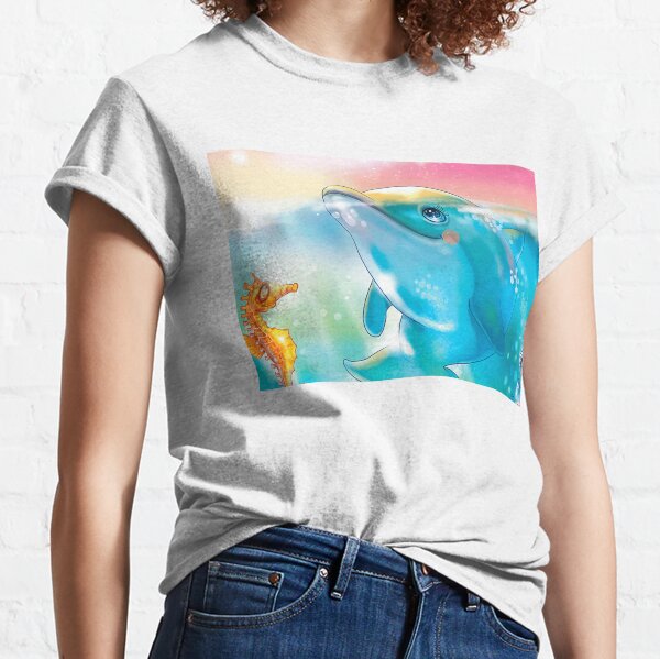 TeeShirtPalace Winter The Dolphin Winter The Dolphin T-Shirt