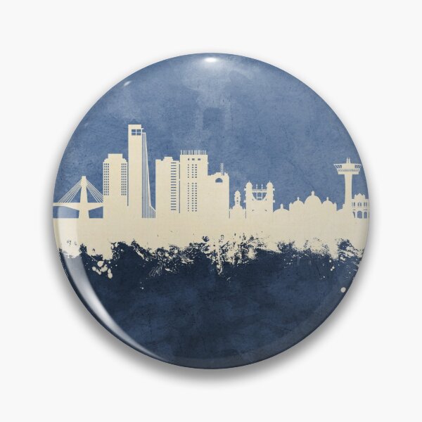 Item preview, Chattogram Bangladesh Skyline designed and sold by ArtPrints.