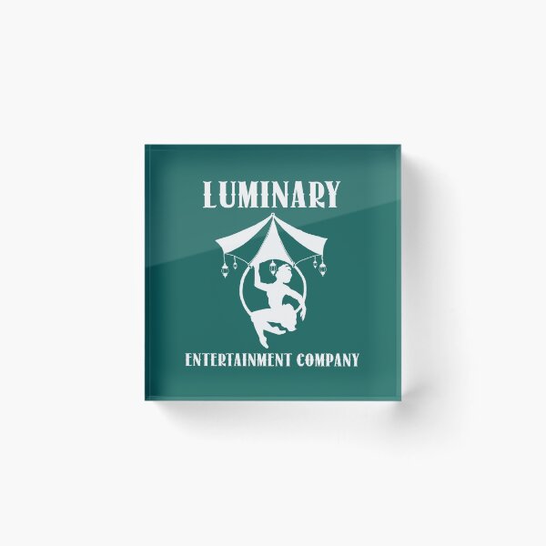 Item preview, Luminary Entertainment Company Logo - White designed and sold by Lydia Gallup.