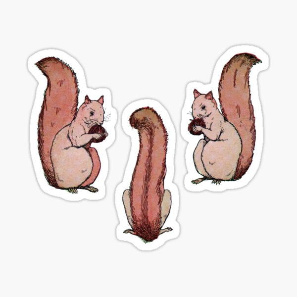 Item preview, Cute Vintage Squirrels  designed and sold by elevens.