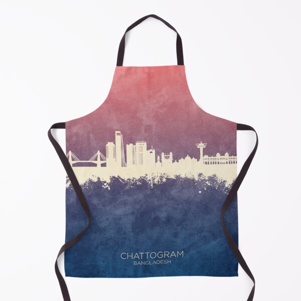 Item preview, Chattogram Bangladesh Skyline designed and sold by ArtPrints.