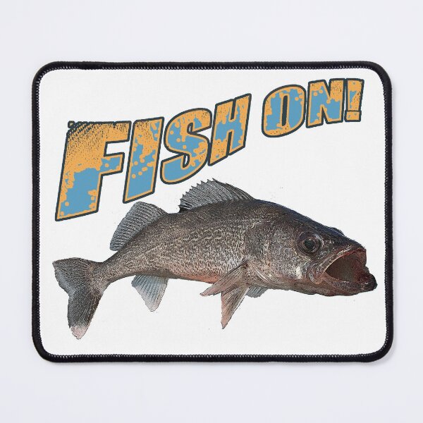 Item preview, Fish on walleye color  designed and sold by Saltypro.