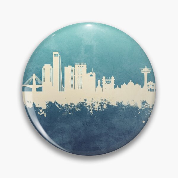 Item preview, Chattogram Bangladesh Skyline designed and sold by ArtPrints.