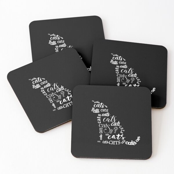 Item preview, Cats Words Silhouette  designed and sold by clairemh1.