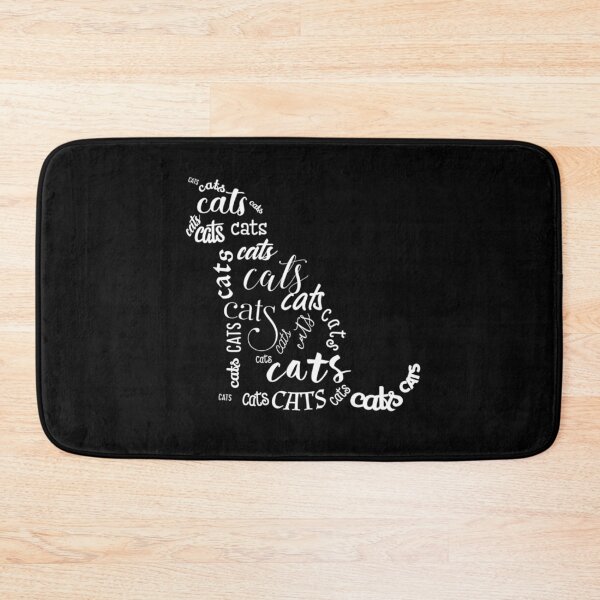 Item preview, Cats Words Silhouette  designed and sold by clairemh1.
