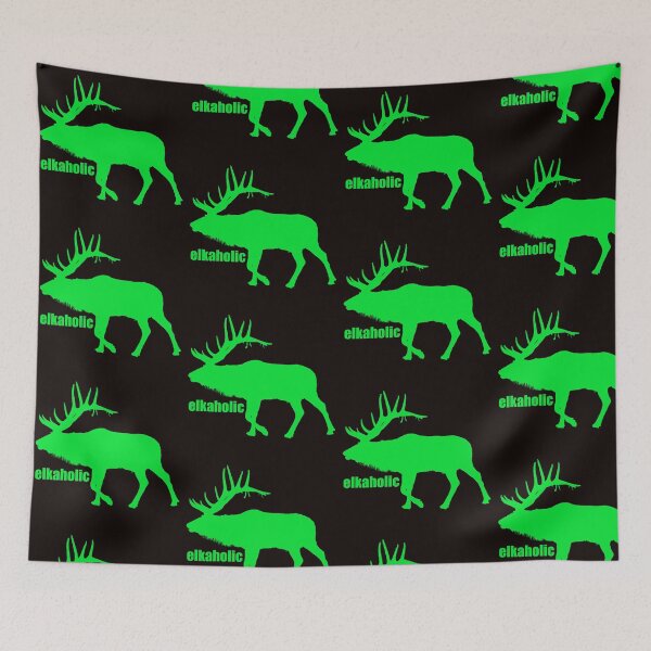 Item preview, Elkaholic green  designed and sold by Saltypro.