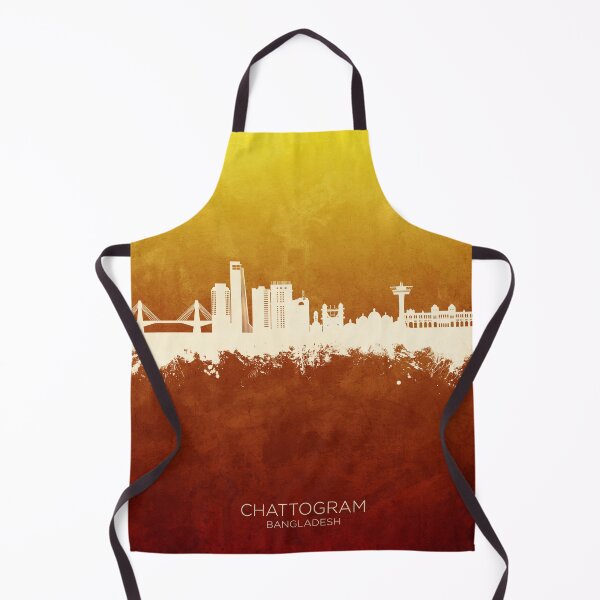 Item preview, Chattogram Bangladesh Skyline designed and sold by ArtPrints.